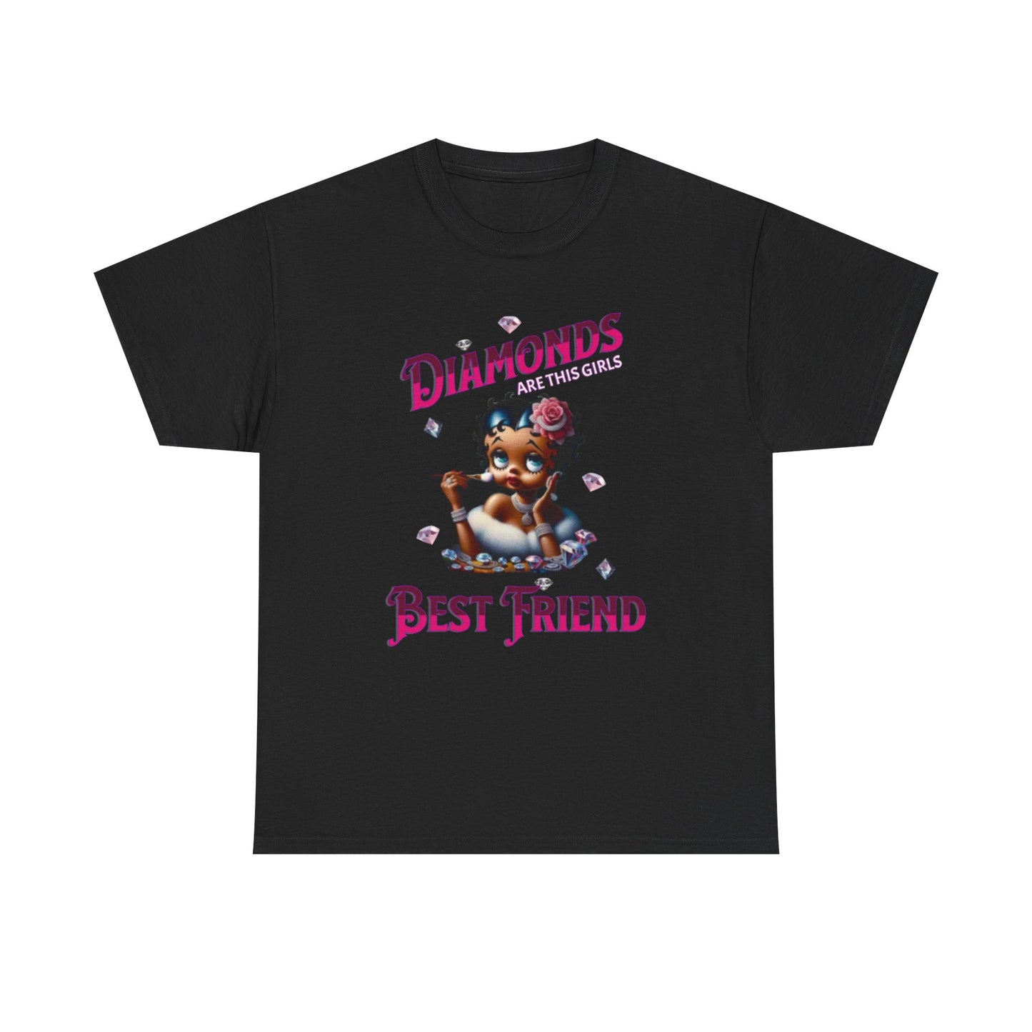 Diamonds Are This Girl's Best Friend, Marilyn Monroe Quote Shirt, Best Friend Tees, Betty Boop I Love Diamonds T-Shirts,