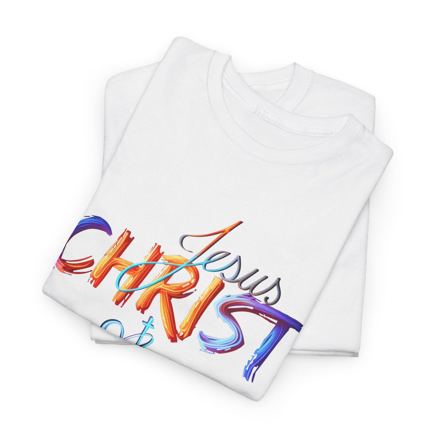 Jesus Christ Shirt, Faith & Light T-shirt, Christian Apparel, Bold Christian Graphics, Christian Gift, Faith-Based Art, Gospel Merchandise