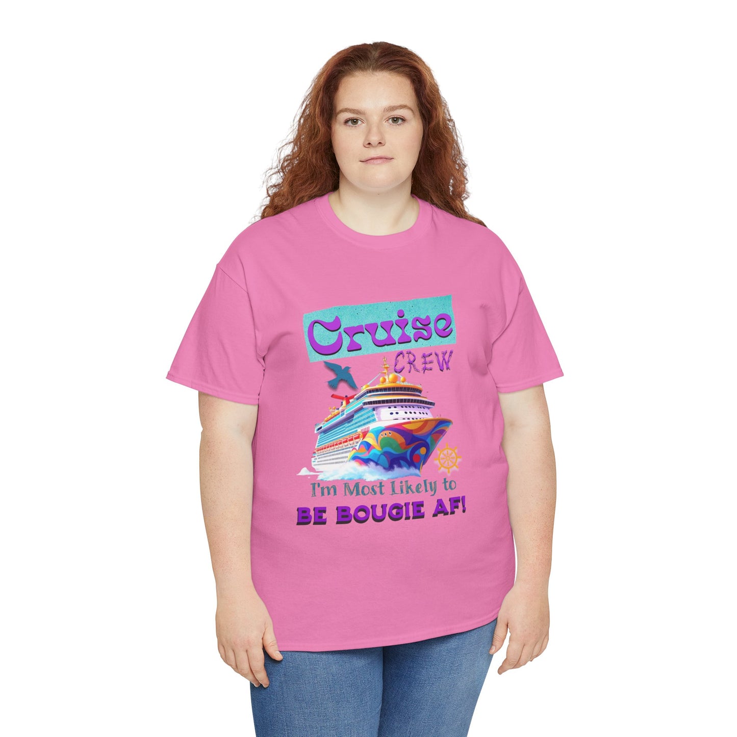 Cruise Crew Tee - I'm Most Likely to Be Bougie AF, Travel Shirt, Vacation Apparel, Cruise Outfits, Summer Fun Clothing for the Bougie Crew