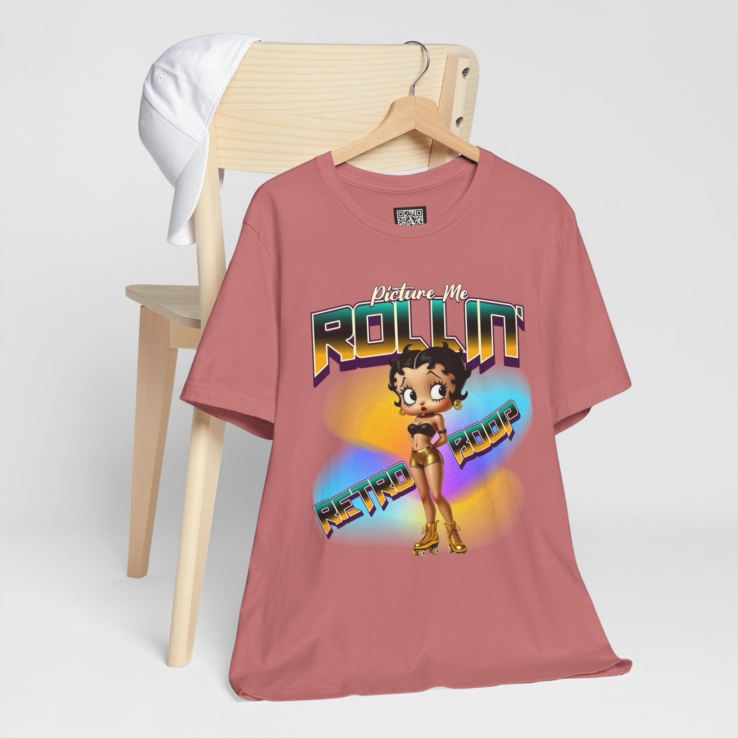 Retro Betty Boop Graphic Tee, Vintage Skater Theme Cartoon Shirt, Fun Skater Girl T-Shirt, Gift for Skater Lovers, 90s Nostalgia Apparel