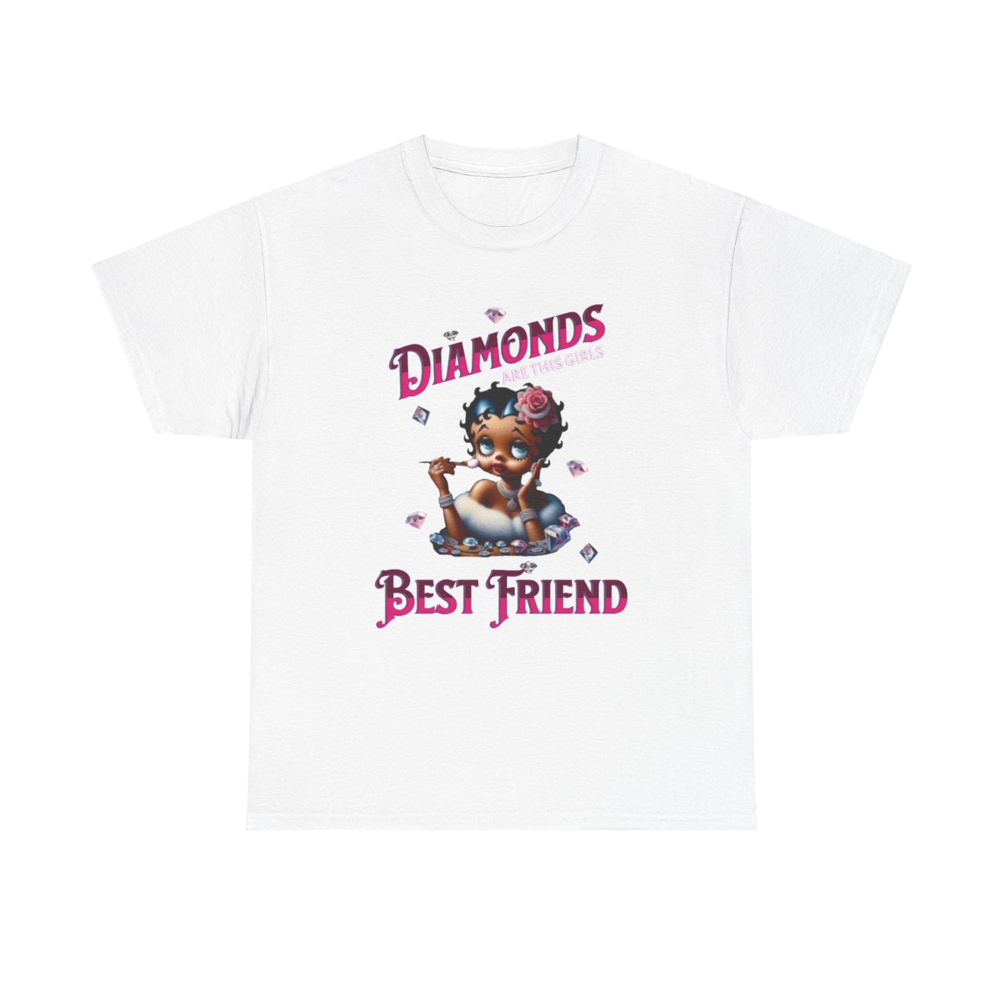 Diamonds Are This Girl's Best Friend, Marilyn Monroe Quote Shirt, Best Friend Tees, Betty Boop I Love Diamonds T-Shirts,