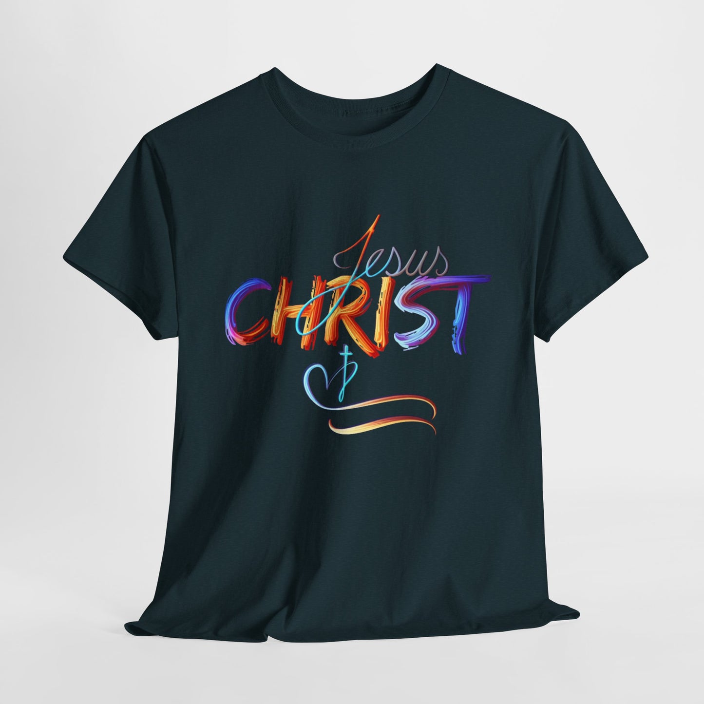 Jesus Christ Shirt, Faith & Light T-shirt, Christian Apparel, Bold Christian Graphics, Christian Gift, Faith-Based Art, Gospel Merchandise