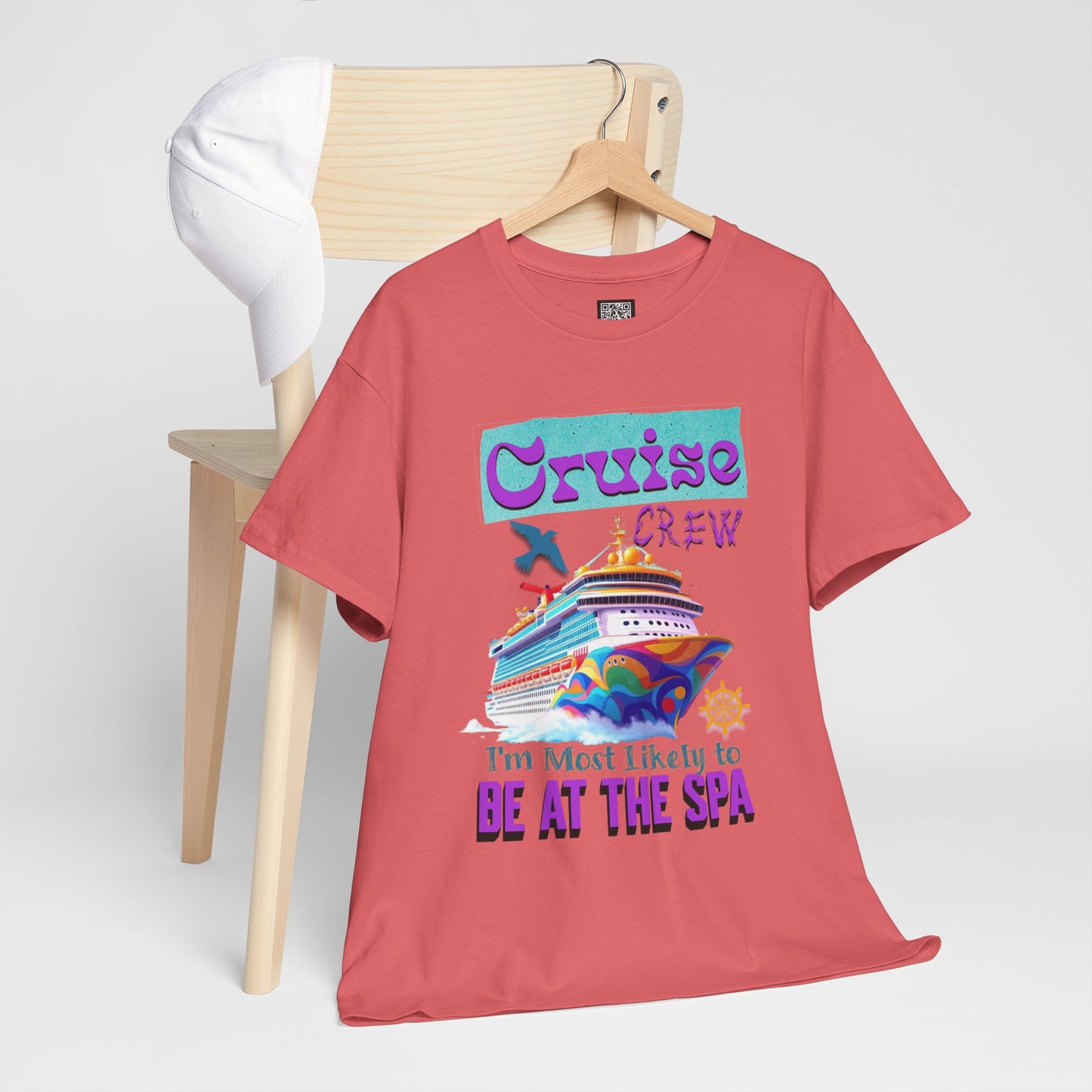 Cruise Crew Unisex Tee - Spa Day Vibes, Cruise Vacation T-Shirt, Funny Group Travel Apparel, Cruise Wear, Summer Fun Shirt