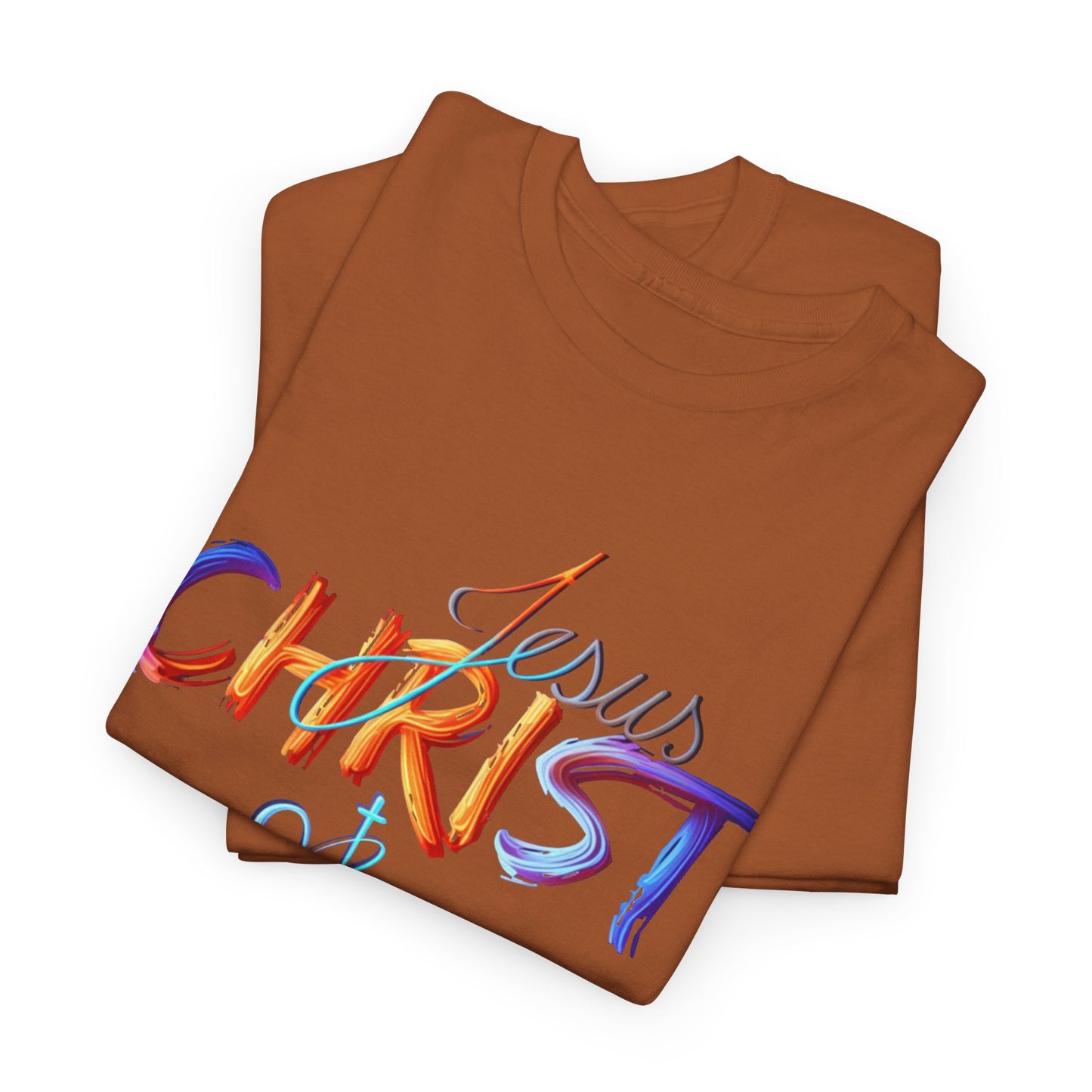 Jesus Christ Shirt, Faith & Light T-shirt, Christian Apparel, Bold Christian Graphics, Christian Gift, Faith-Based Art, Gospel Merchandise
