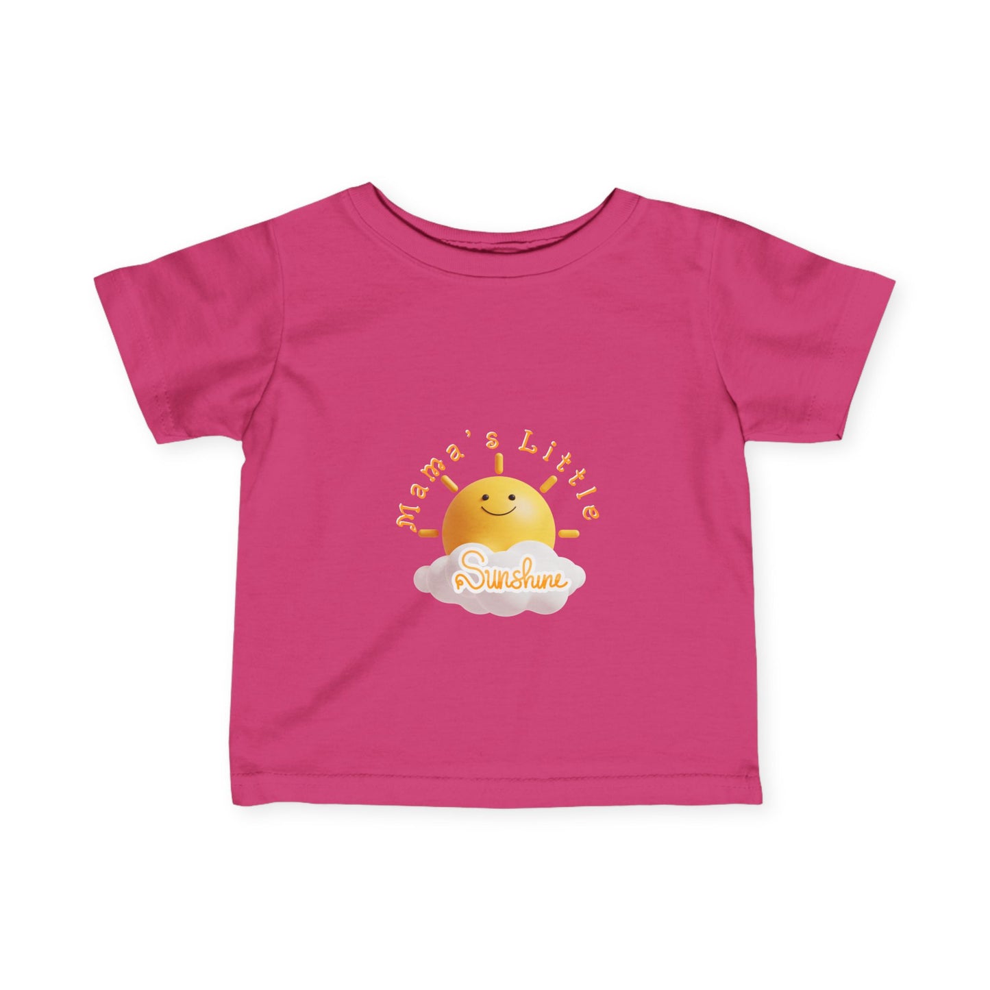 Mama's Little Sunshine Infant Fine Jersey Tee, Perfect Baby Shower Gift for Boy or Girl, 6-24 Mo. Toddler T-Shirt Gifts, T-Shirts for Toddler Boy and Girls