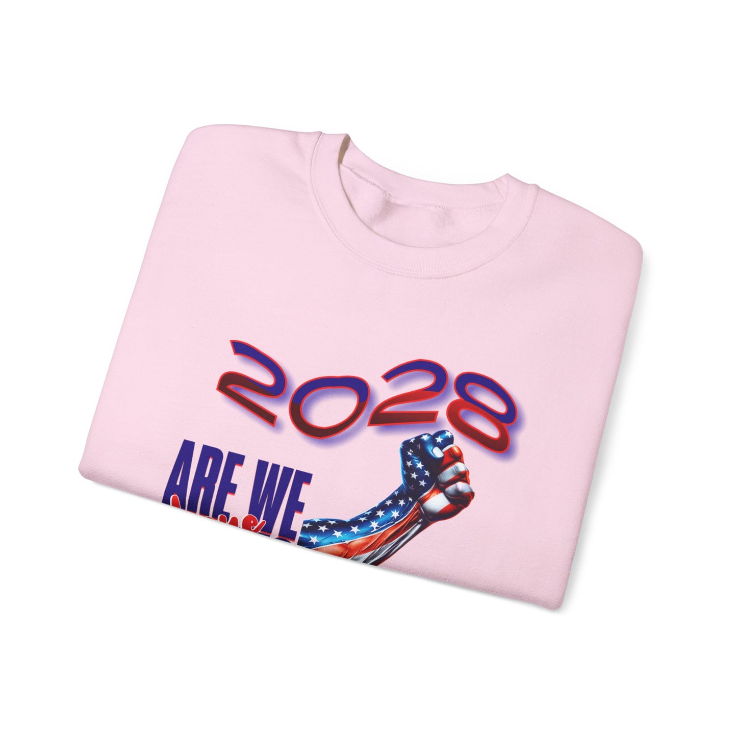 Are We There Yet 2028? - Patriotic Determination Design, American Flag Art, Political Statement Graphic Shirt, Activism and Patriotism Tees