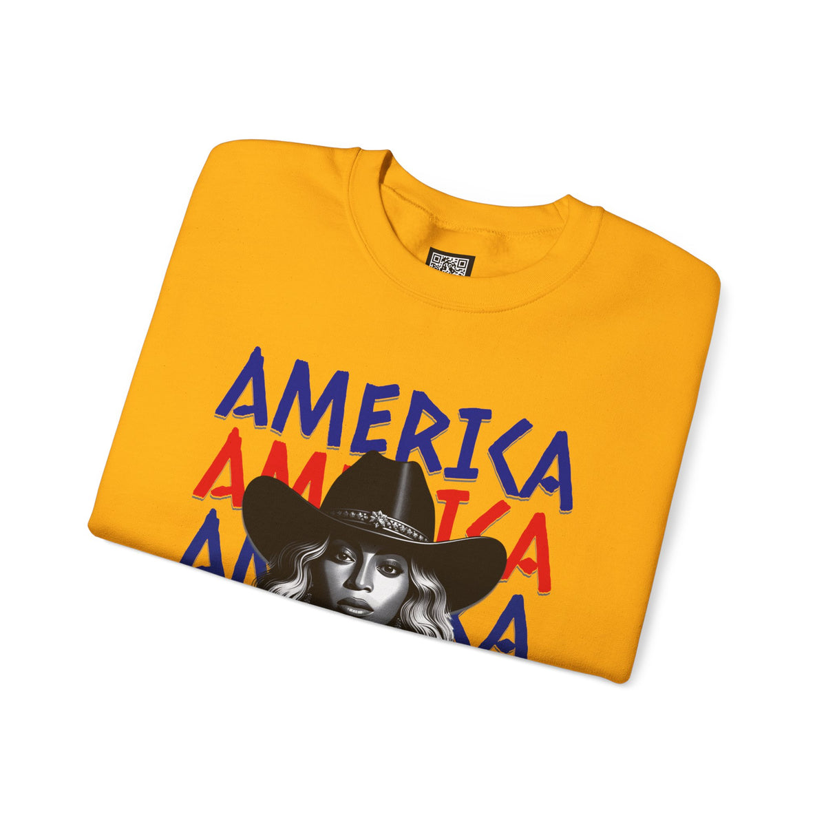 America Graphic Crewneck Sweatshirt, Beyonce America We Have a Problem, Fan Merchandise for Beyonce, Unisex Gildan Sweatshirts