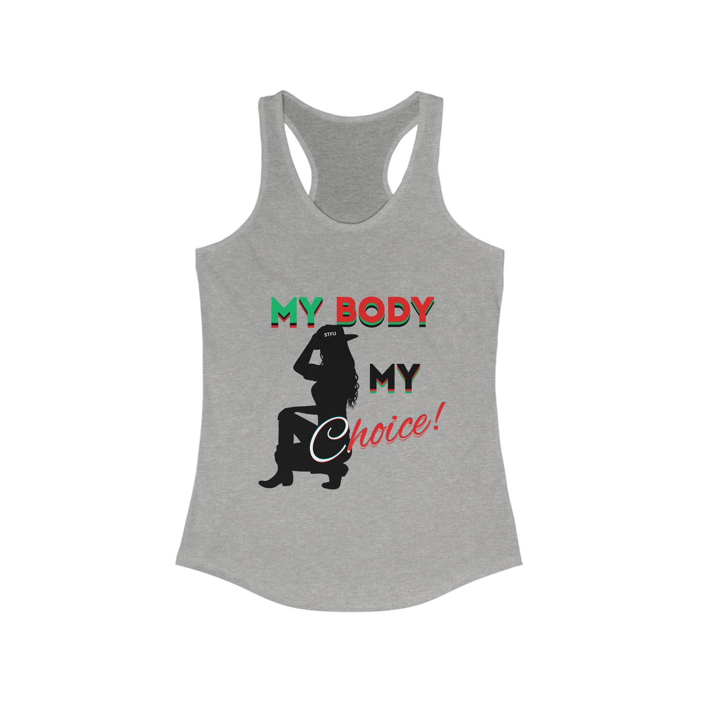 My Body My Choice Racerback Shirt, Feminist Shirt, Women's Rights Tee, Activist Apparel, Pro-Choice Shirt, Feminist Gifts, Pro Choice Shirt, BLM Tee