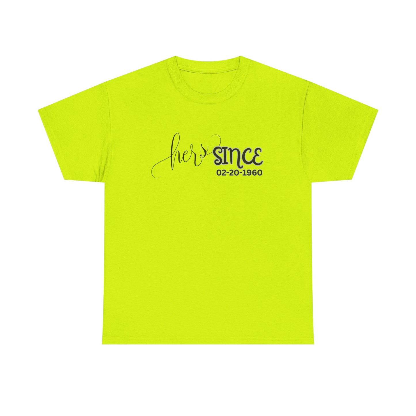 Personalized His and Hers Valentine T-Shirts, Custom Valentine T-Shirts, Unisex Valentine T-Shirts, T-Shirts for Couples, (His Sold Separately)