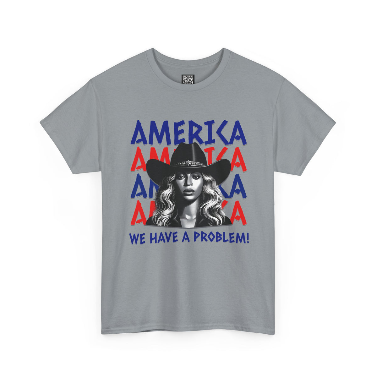 Beyoncé America We Have a Problem T-Shirt – Cowboy Carter Fan Tee, Patriotic Concert Shirt, S–5XL