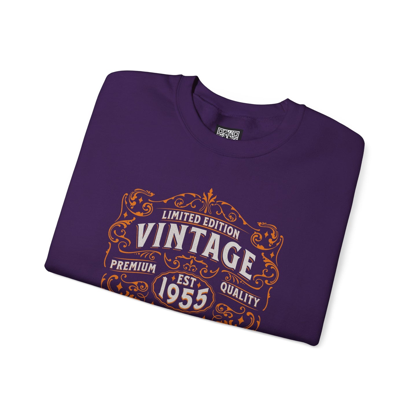 Personalized Vintage Perfection Crewneck Sweatshirt – Retro Graphic Pullover Shirt