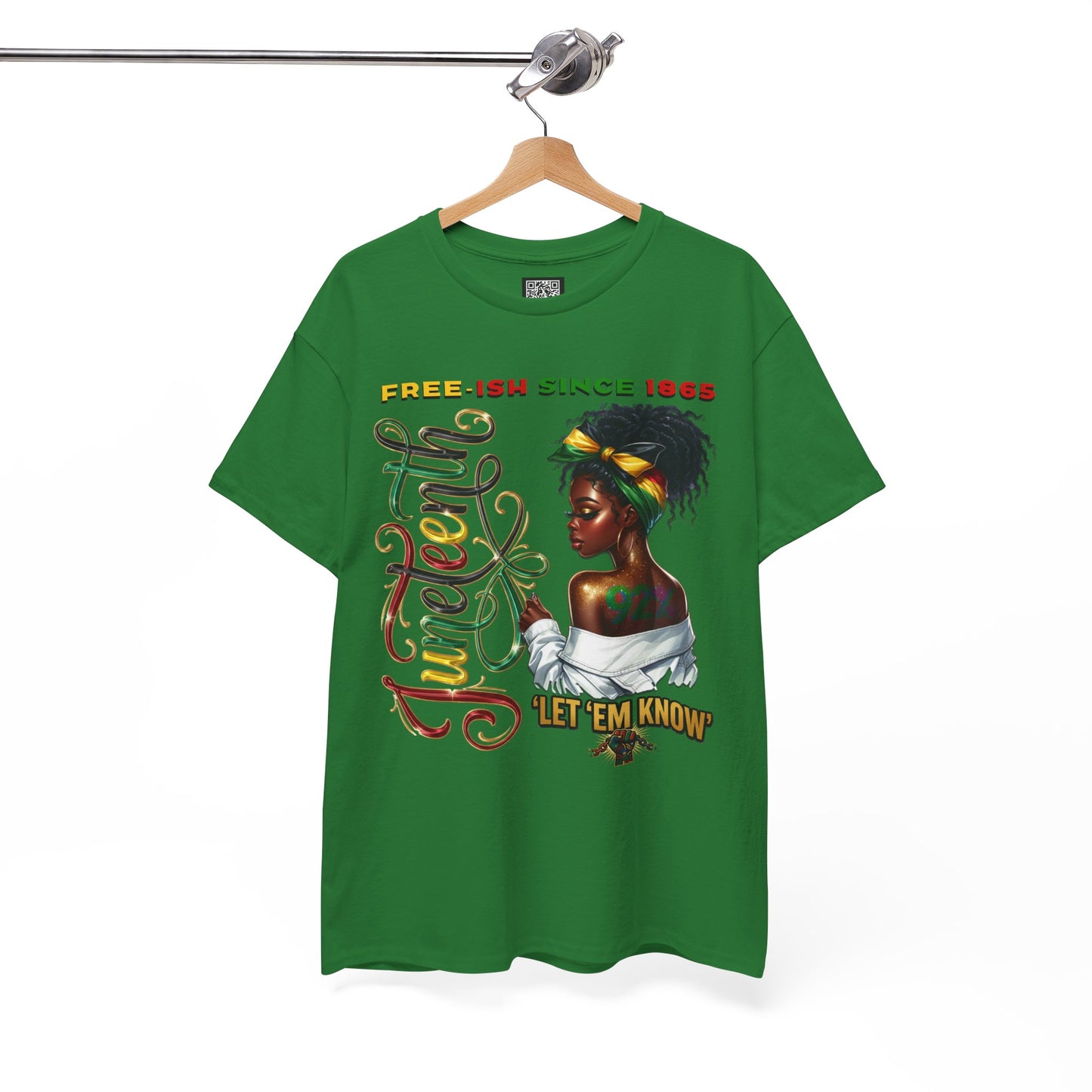 Juneteenth Celebration T-Shirt — 'Juneteenth Let 'Em Know' African American Heritage Tee