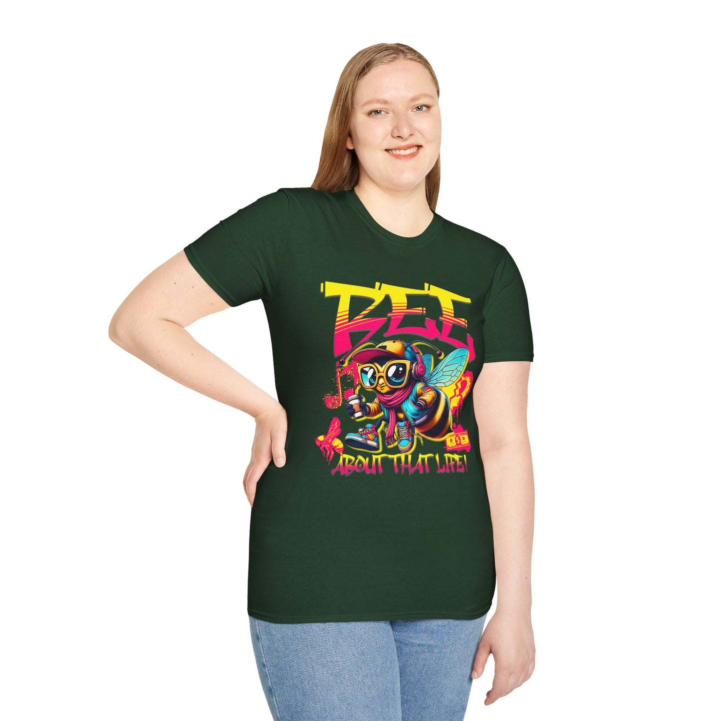 Beekeeper Graphic T-Shirt, Cute Bee Lovers T-Shirt, Fun Colorful Graphic Bee Tee, Summer Casual Wear, Gift for Bee Enthusiast