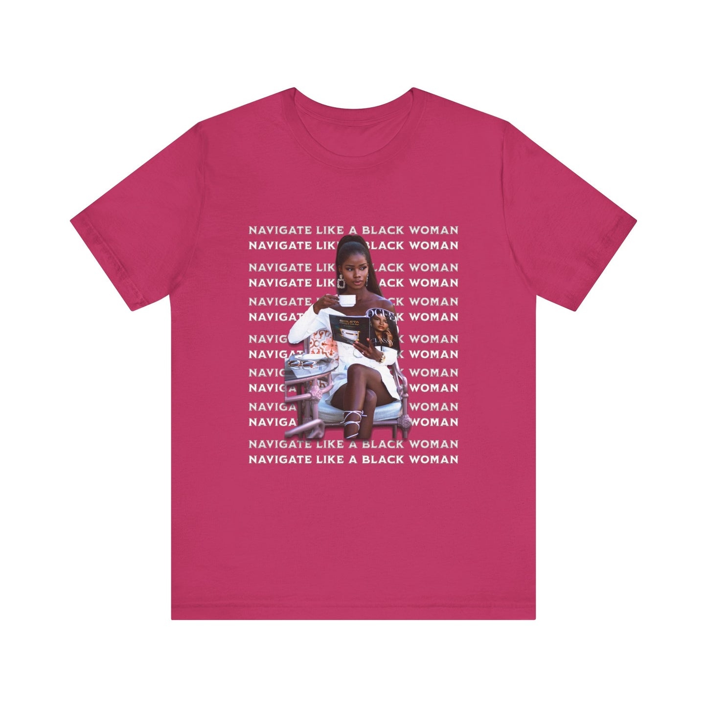 Navigate Like a Black Woman, Black Woman Shirt, 92% Black Woman Club, Black Girl Magic T-Shirts, Black History Month Shirts for Women