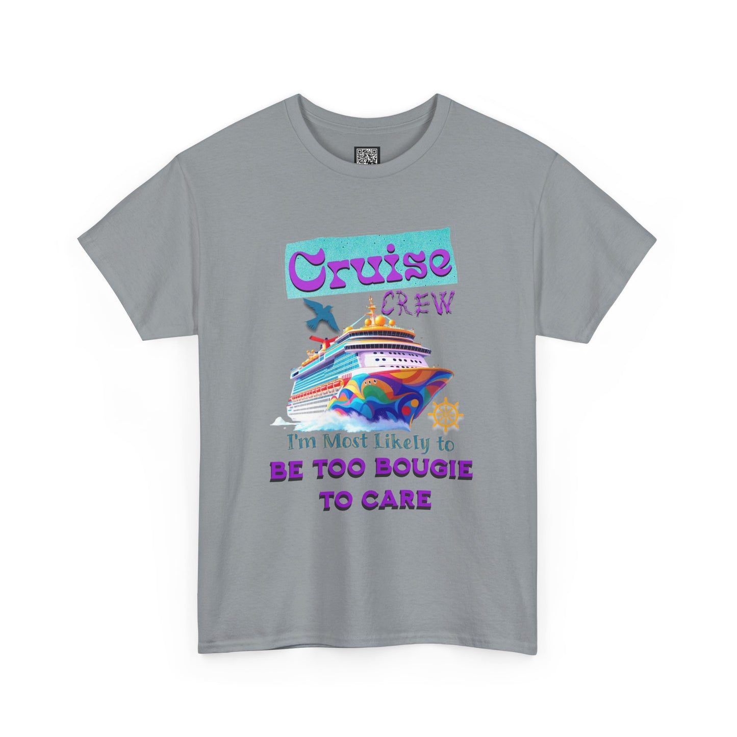 Cruise Crew Tee: Be Too Bougie to Care, Vacation Outfits, Nautical Shirt, Travel Gift, Summer Apparel, T-Shirt for the Bougie One