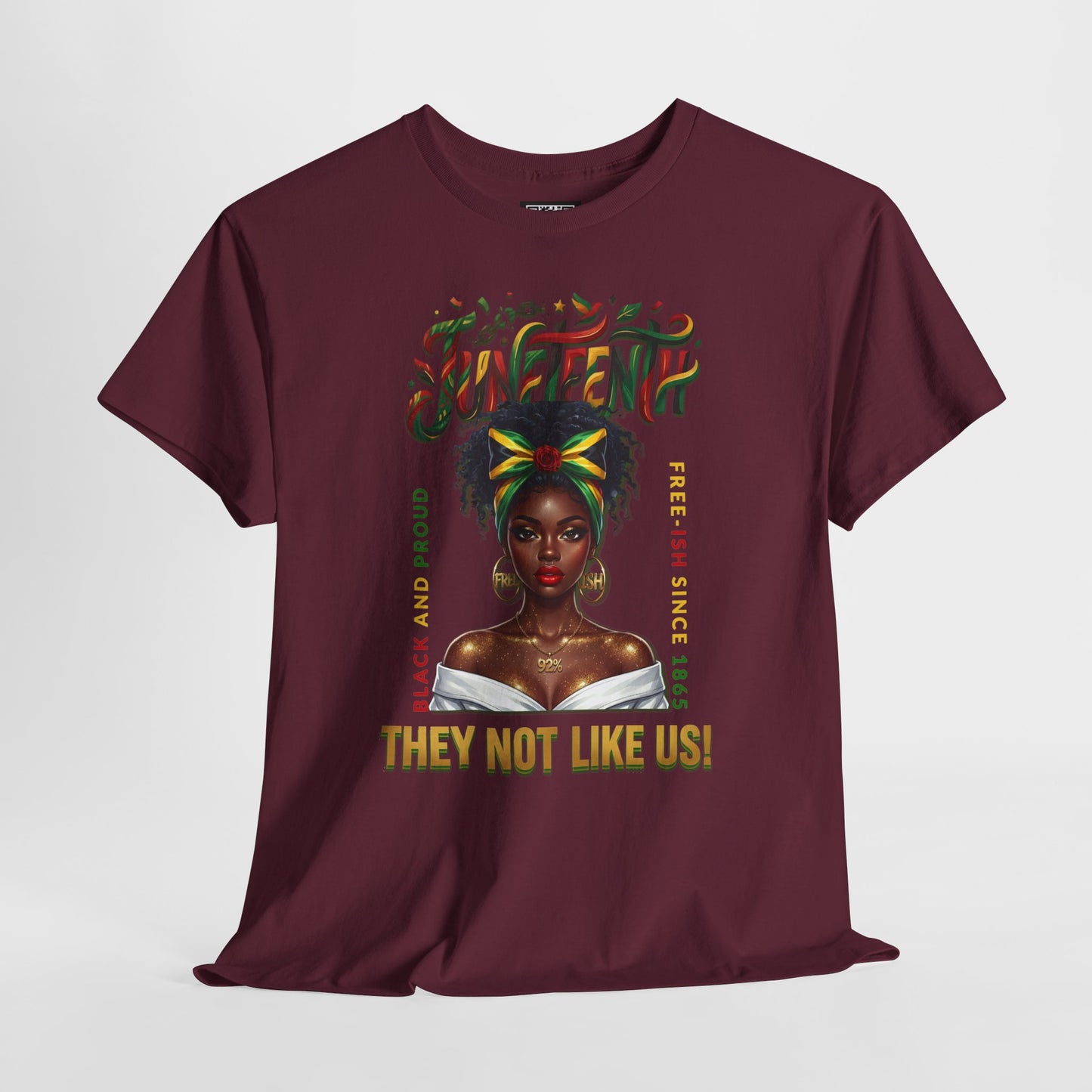 Juneteenth Celebration Tee — "They Not Like Us" Black History Graphic Shirt