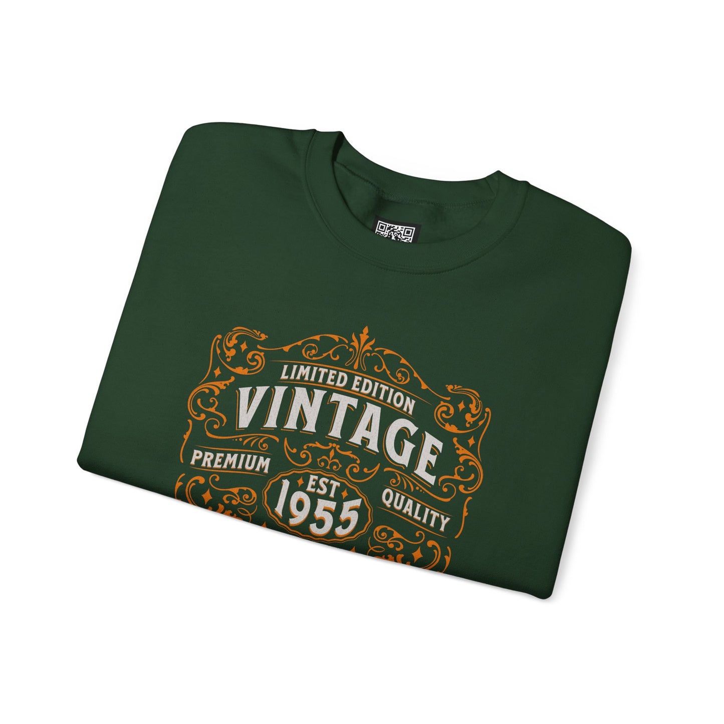 Personalized Vintage Perfection Crewneck Sweatshirt – Retro Graphic Pullover Shirt