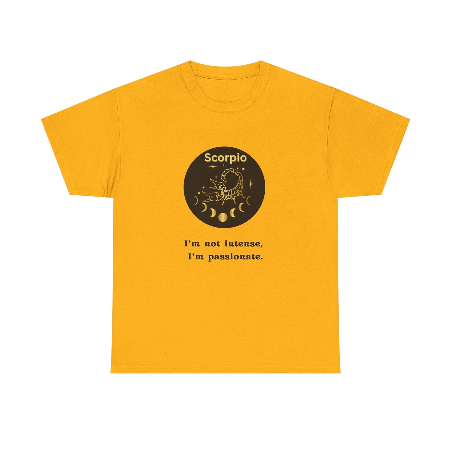 Scorpio T-Shirt, Scorpio Horoscope Gifts, Birth Month Gifts, Zodiac Sign T-Shirt Gifts, Astrology T-Shirt, Unisex Heavy Cotton Tee