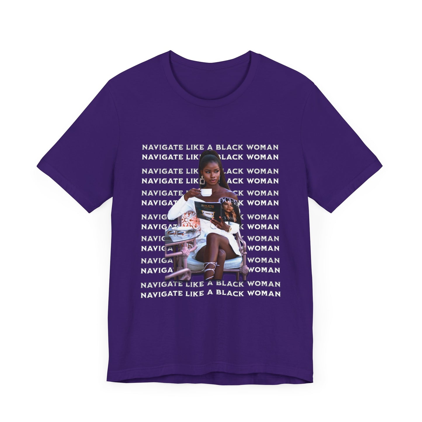 Navigate Like a Black Woman, Black Woman Shirt, 92% Black Woman Club, Black Girl Magic T-Shirts, Black History Month Shirts for Women