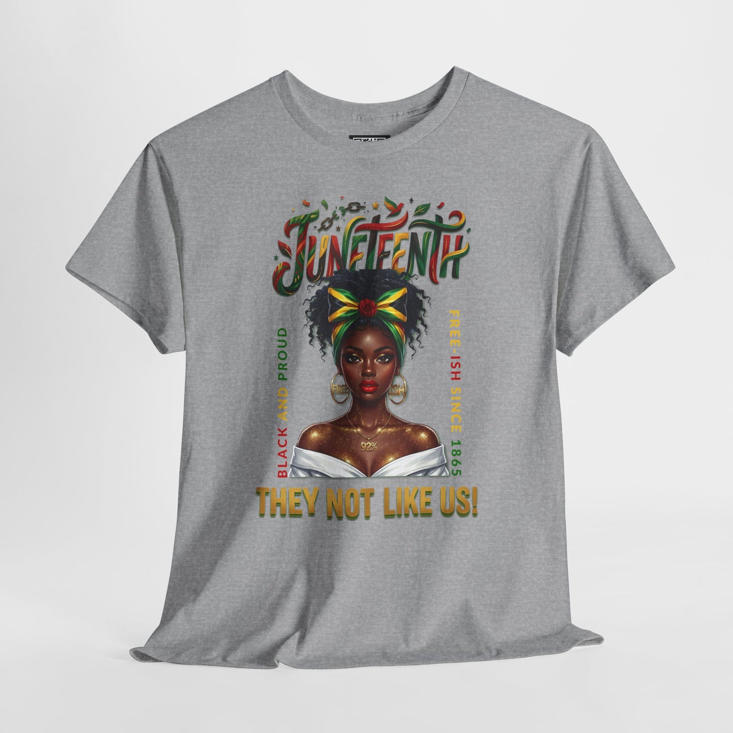 Juneteenth Celebration Tee — "They Not Like Us" Black History Graphic Shirt