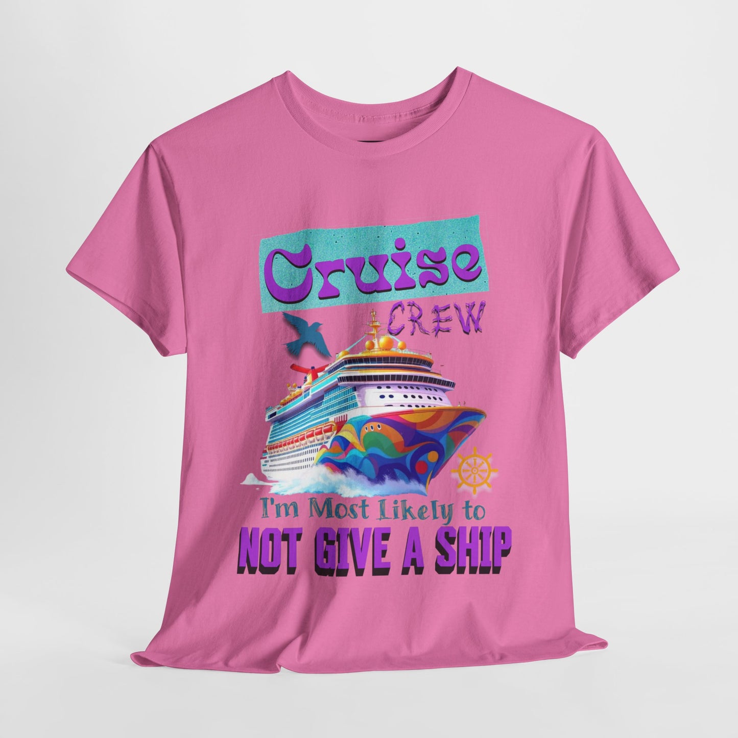 Cruise Crew Tee: Fun Cotton Shirt for Cruise Vacation Vibes, Travel Enthusiasts, Fun Family Trip Tees, Summer Celebrations, Gifts for Cruisers