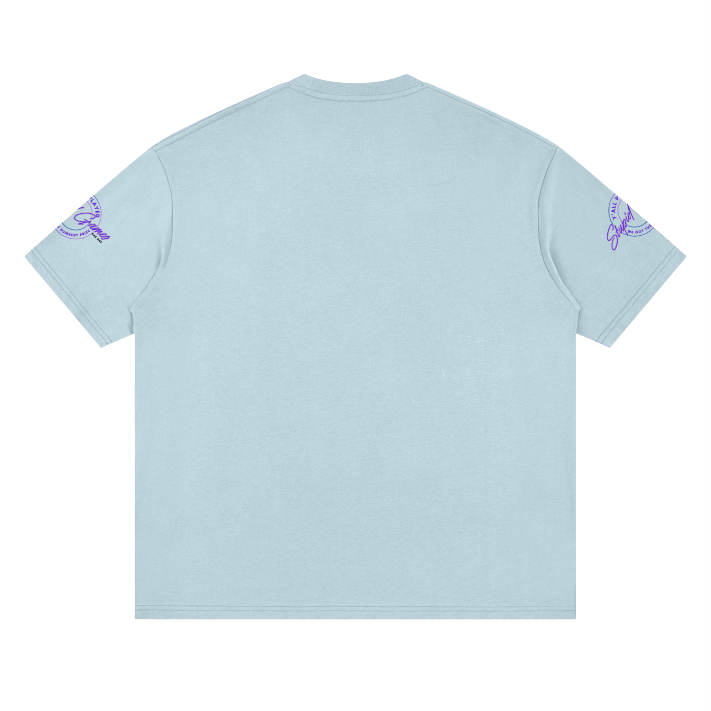 "Played Stupid Games" Streetwear Loose Drop Shoulder Tee