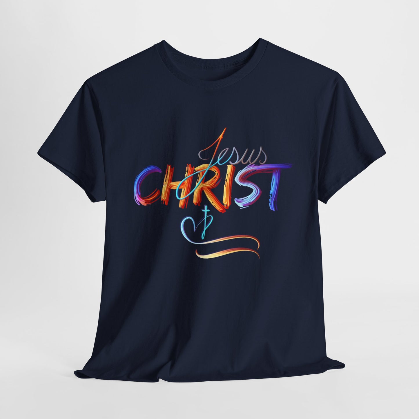Jesus Christ Shirt, Faith & Light T-shirt, Christian Apparel, Bold Christian Graphics, Christian Gift, Faith-Based Art, Gospel Merchandise