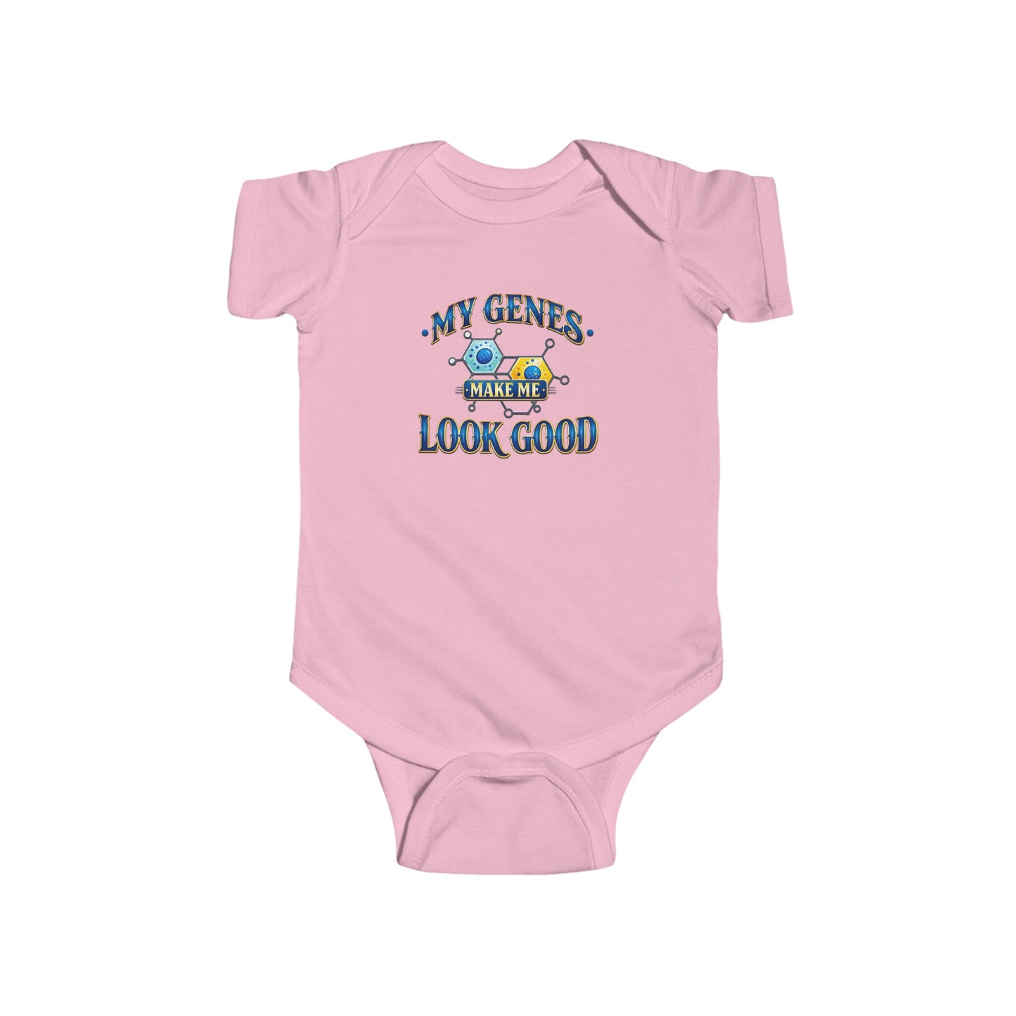 My Genes Make Me Look Good – Funny Baby Onesie for Boys & Girls (0–24 Months)