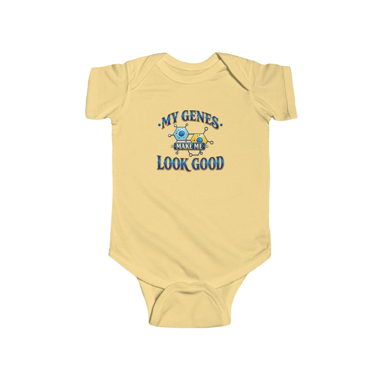 My Genes Make Me Look Good – Funny Baby Onesie for Boys & Girls (0–24 Months)