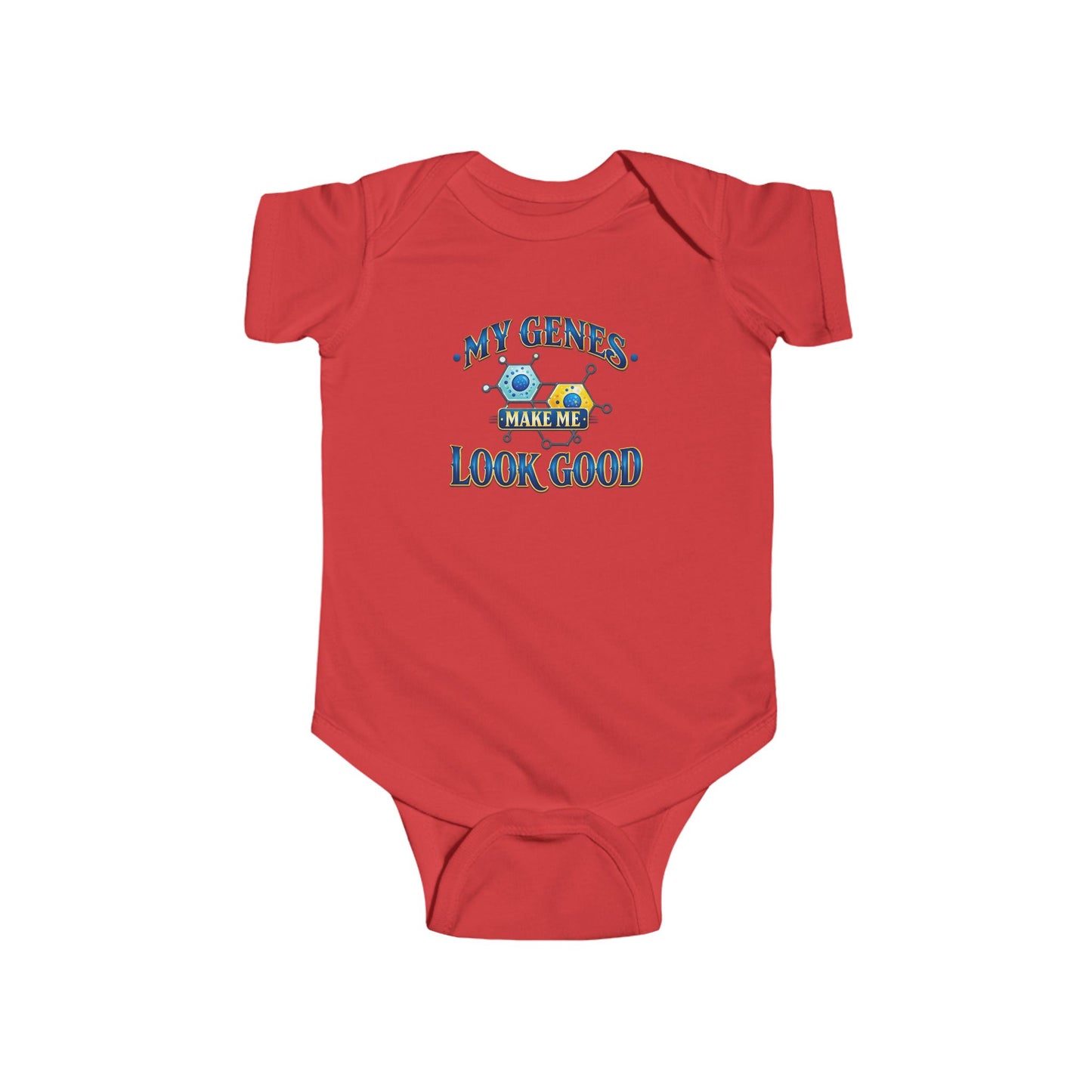 My Genes Make Me Look Good – Funny Baby Onesie for Boys & Girls (0–24 Months)