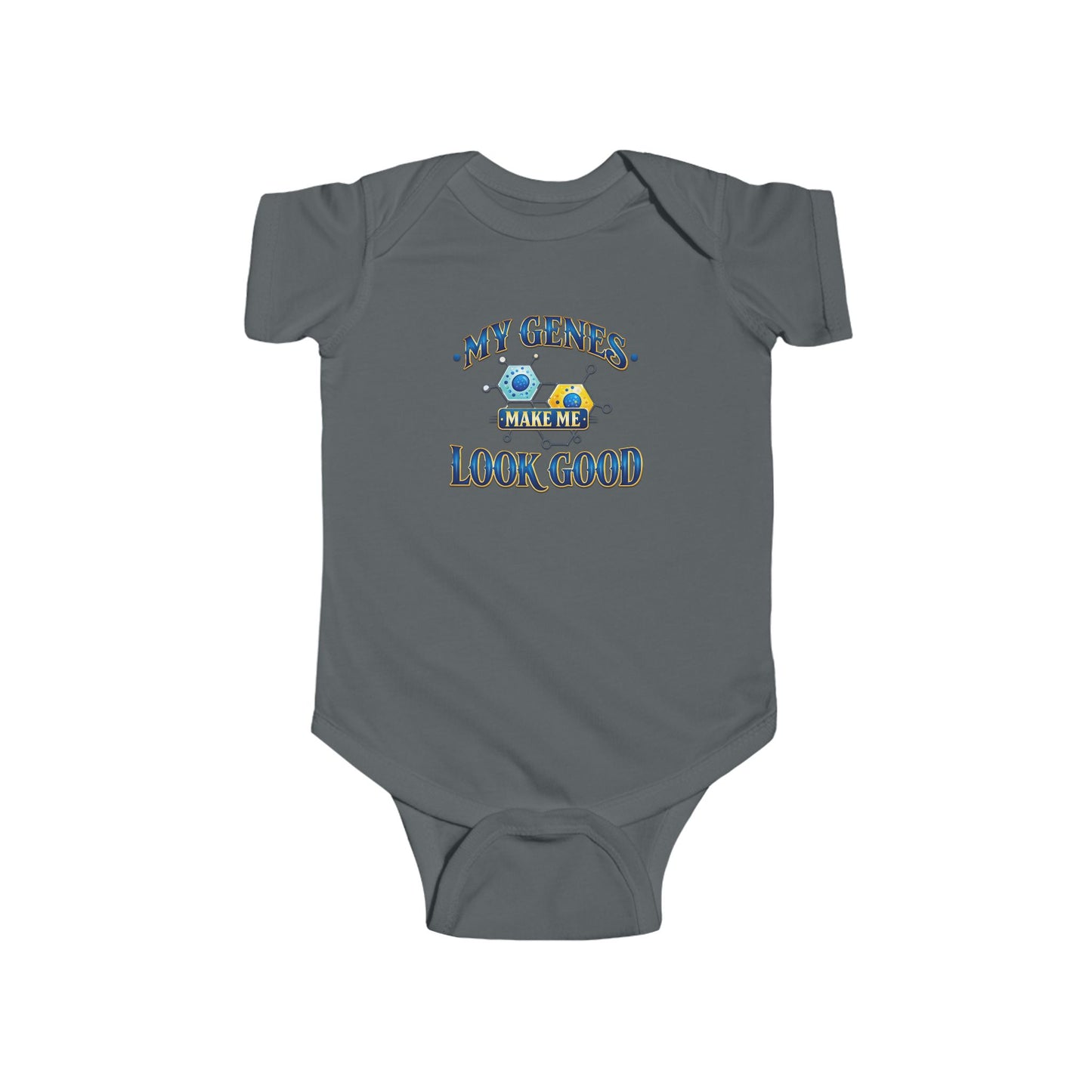 My Genes Make Me Look Good – Funny Baby Onesie for Boys & Girls (0–24 Months)