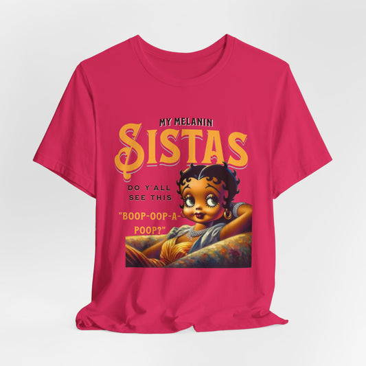 Melanin Betty Boop, 92% Black Woman Shirt, Black Girl Magic Tees, Black Culture T-Shirts, Humorous Betty Boop Shirts, Betty Boop T-Shirts