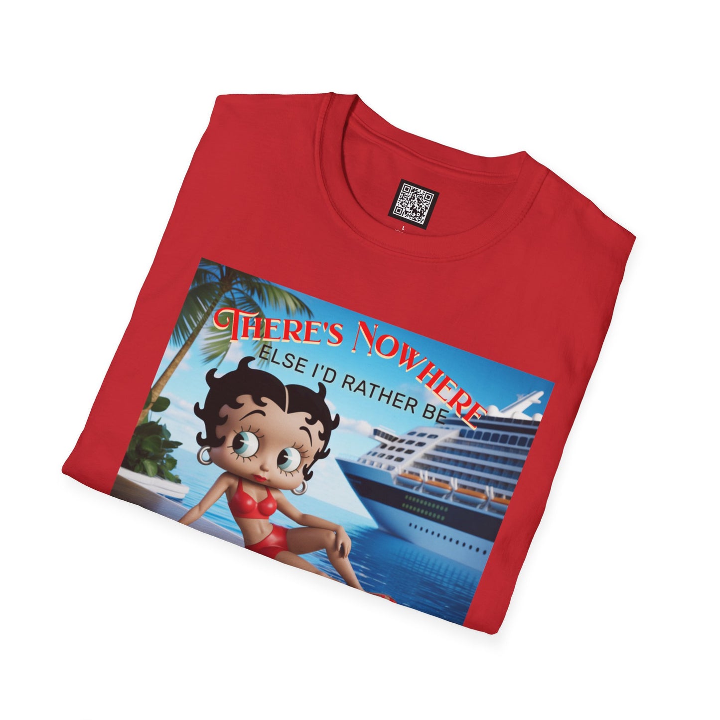 Betty Boop Cruisin' Vintage T-Shirt, Retro Beach Tee, Cute Cruise Themed Summer Fun Shirt, Vacation Outfit, Bettsie Style Clothing