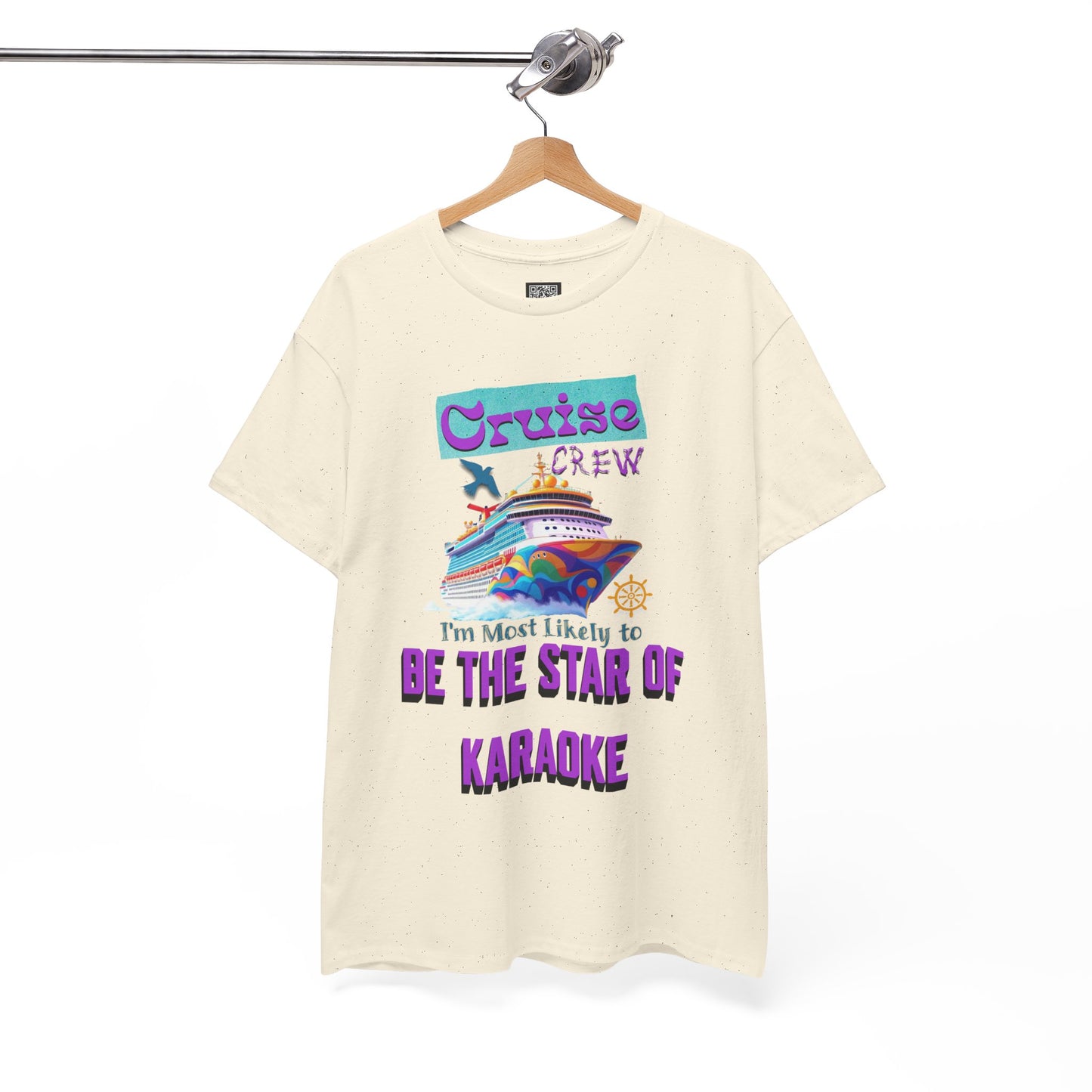 Cruising Karaoke Unisex Tee - Fun Cruise Travel Shirt, Cruise Vacation Outfit, Cruise Summer Party Gear, Gift for Cruise Lovers, Funny Shirt