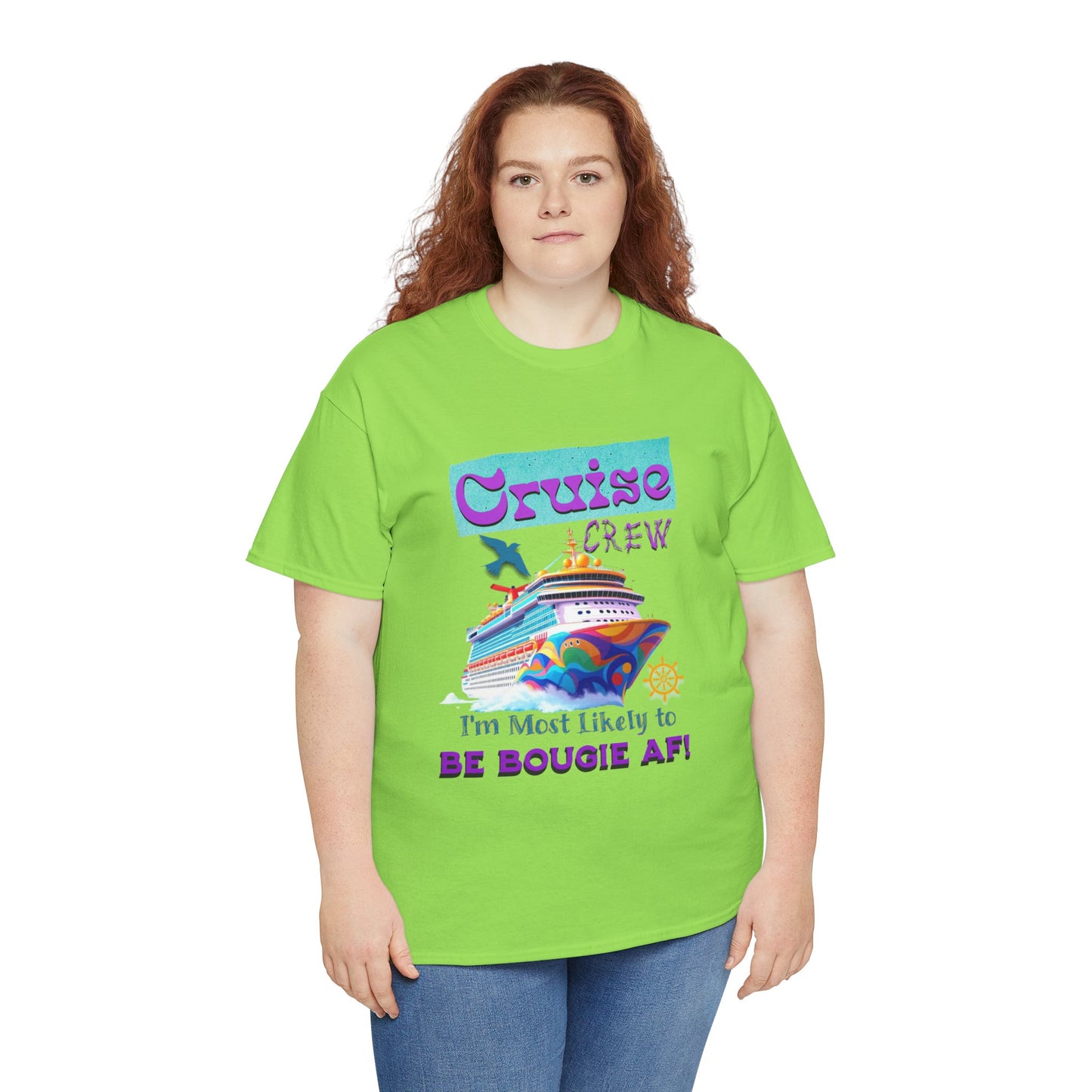 Cruise Crew Tee - I'm Most Likely to Be Bougie AF, Travel Shirt, Vacation Apparel, Cruise Outfits, Summer Fun Clothing for the Bougie Crew