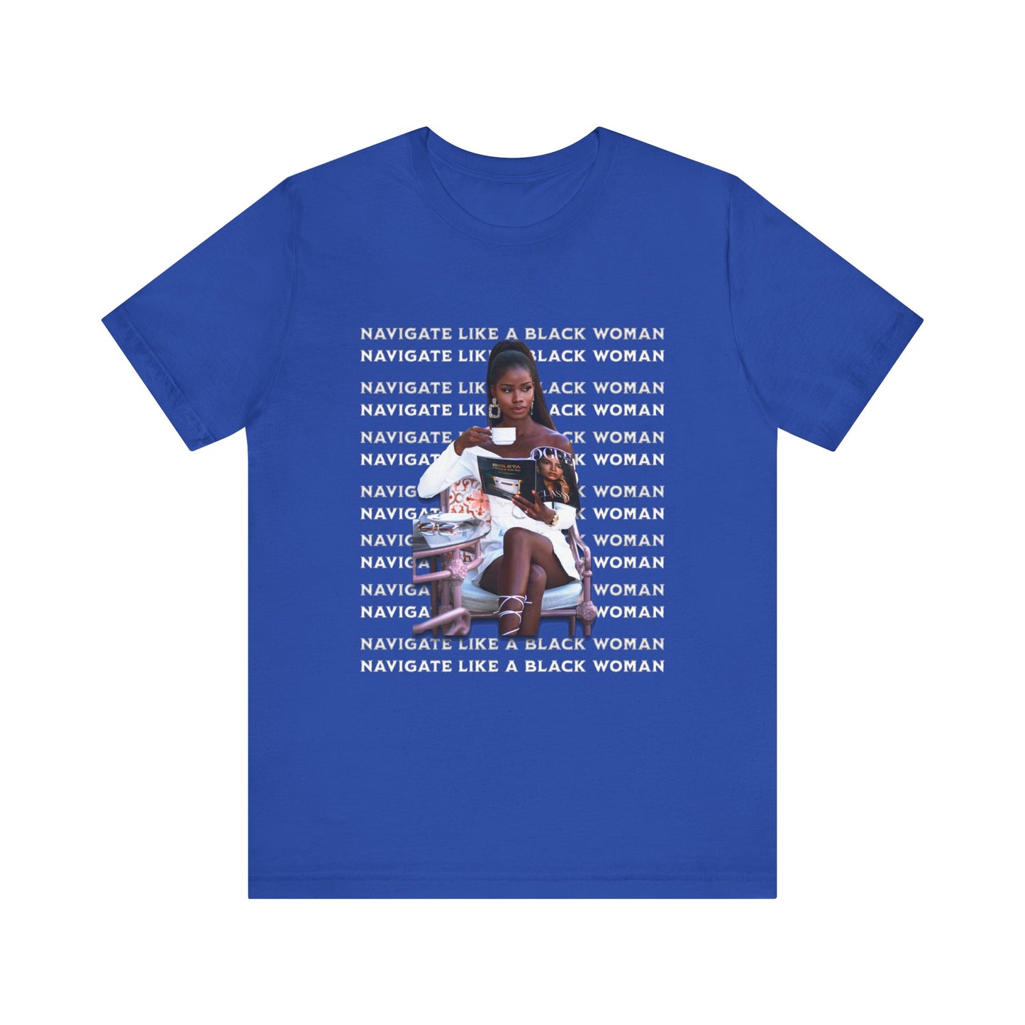 Navigate Like a Black Woman, Black Woman Shirt, 92% Black Woman Club, Black Girl Magic T-Shirts, Black History Month Shirts for Women