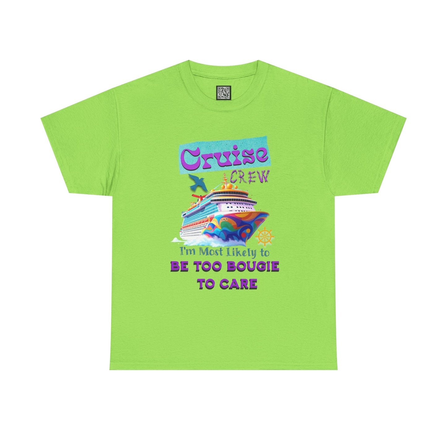 Cruise Crew Tee: Be Too Bougie to Care, Vacation Outfits, Nautical Shirt, Travel Gift, Summer Apparel, T-Shirt for the Bougie One