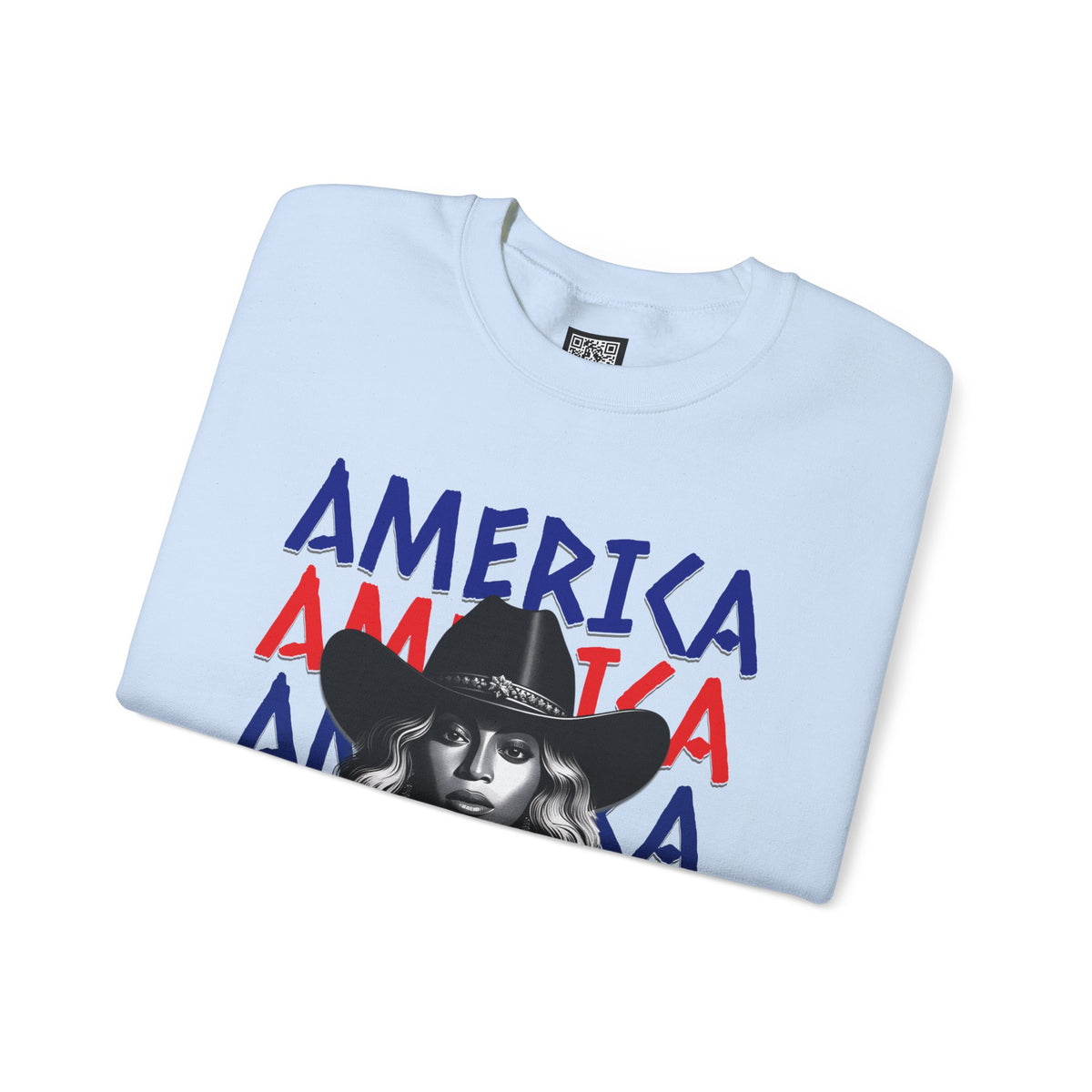 America Graphic Crewneck Sweatshirt, Beyonce America We Have a Problem, Fan Merchandise for Beyonce, Unisex Gildan Sweatshirts