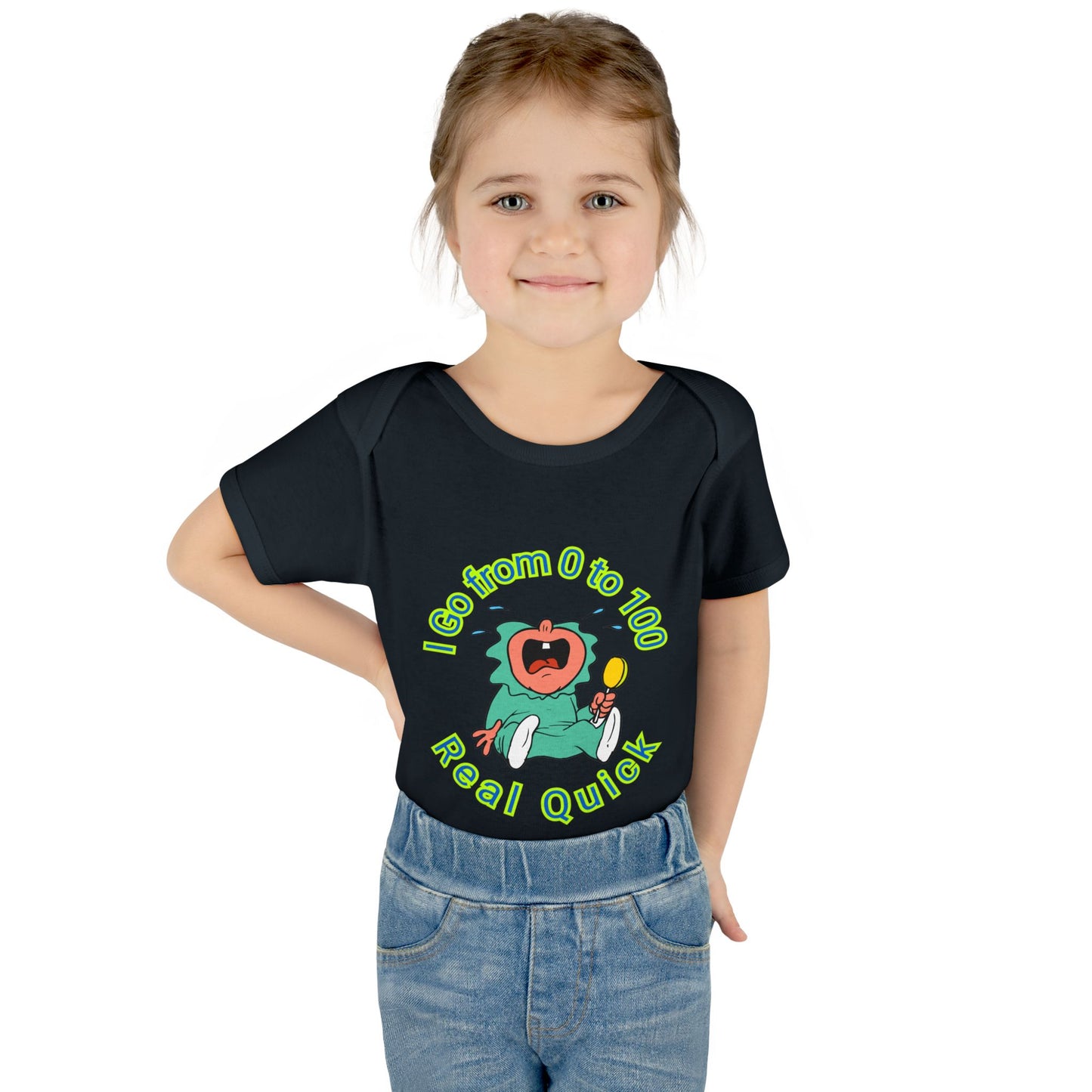 Funny Baby Onesies from 0 to 24 Months, Cute Colorful Baby Onesies for Boy or Girl, From 0 to 100 Real Quick, Newborn Baby Shower Gifts