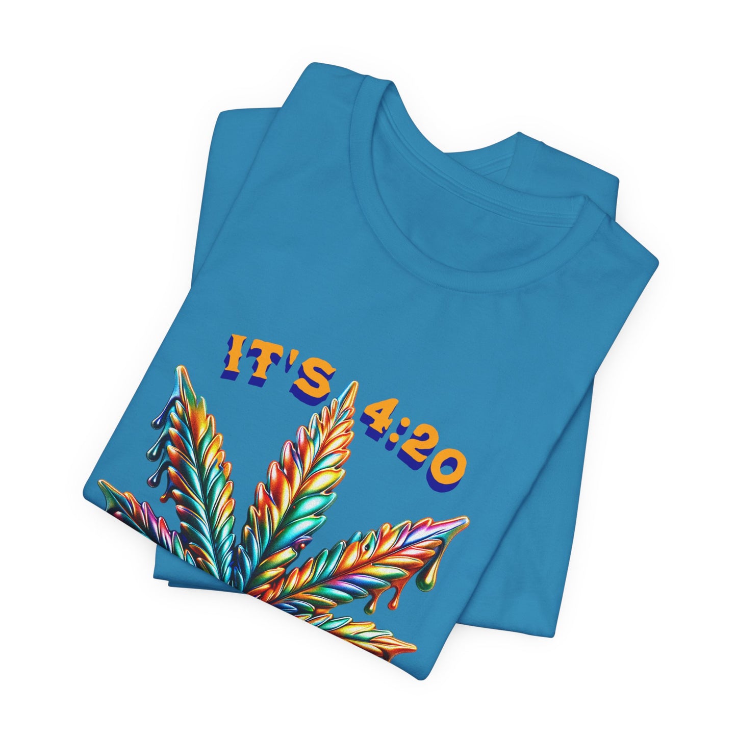 It's 420 Somewhere T-Shirt, Funny Marijuana Shirt, Cannabis Lifestyle Shirts, Funny Stoner Shirt, Cannabis Leaf T-Shirts, 420-Friendly Fashion