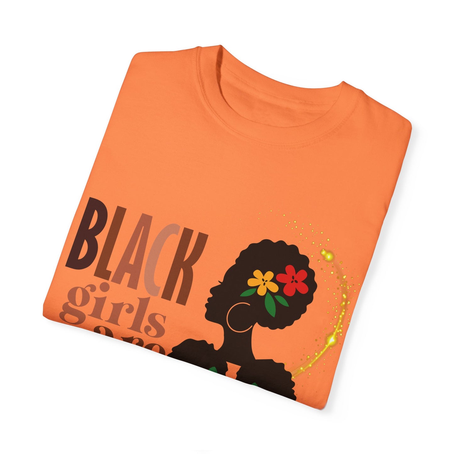 Black Girl Magic Unisex Garment-Dyed T-shirt, Mother's Day Gift, Matching Daughter T-shirt Sold Separately