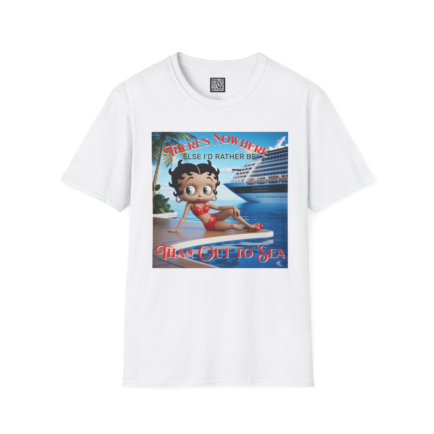 Betty Boop Cruisin' Vintage T-Shirt, Retro Beach Tee, Cute Cruise Themed Summer Fun Shirt, Vacation Outfit, Bettsie Style Clothing
