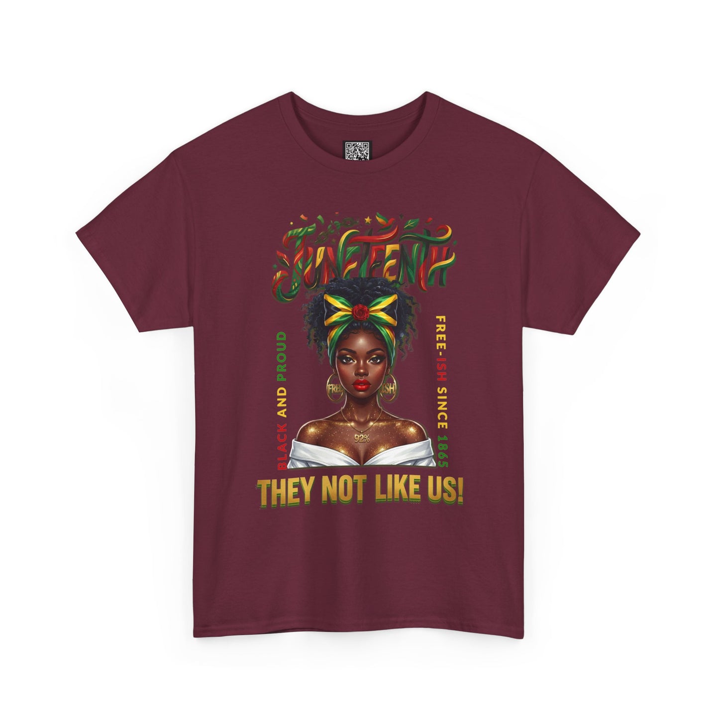Juneteenth Celebration Tee — "They Not Like Us" Black History Graphic Shirt