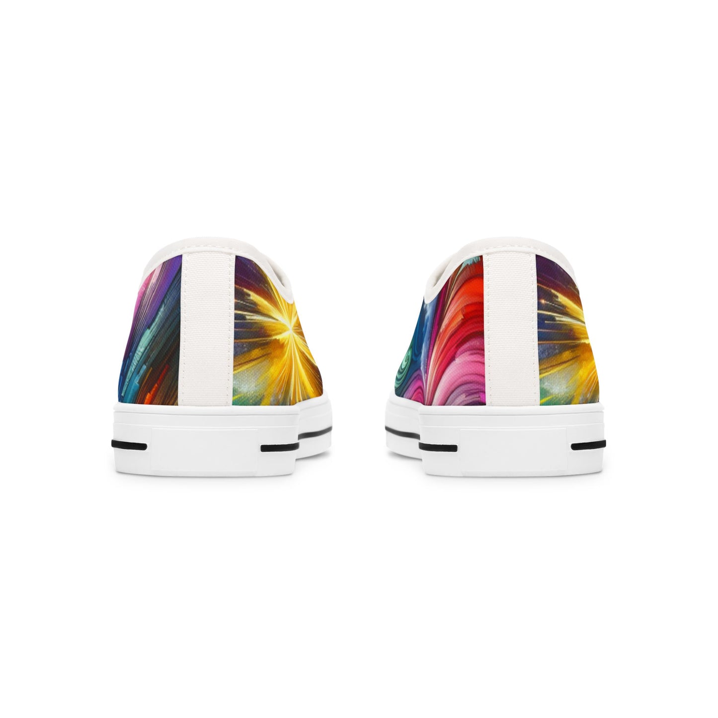 Vibrant Women's Low Top Sneakers, Colorful Casual Shoes, Trendy Tennis Shoes, Graffiti Sneakers, Lightweight Fashion Footwear