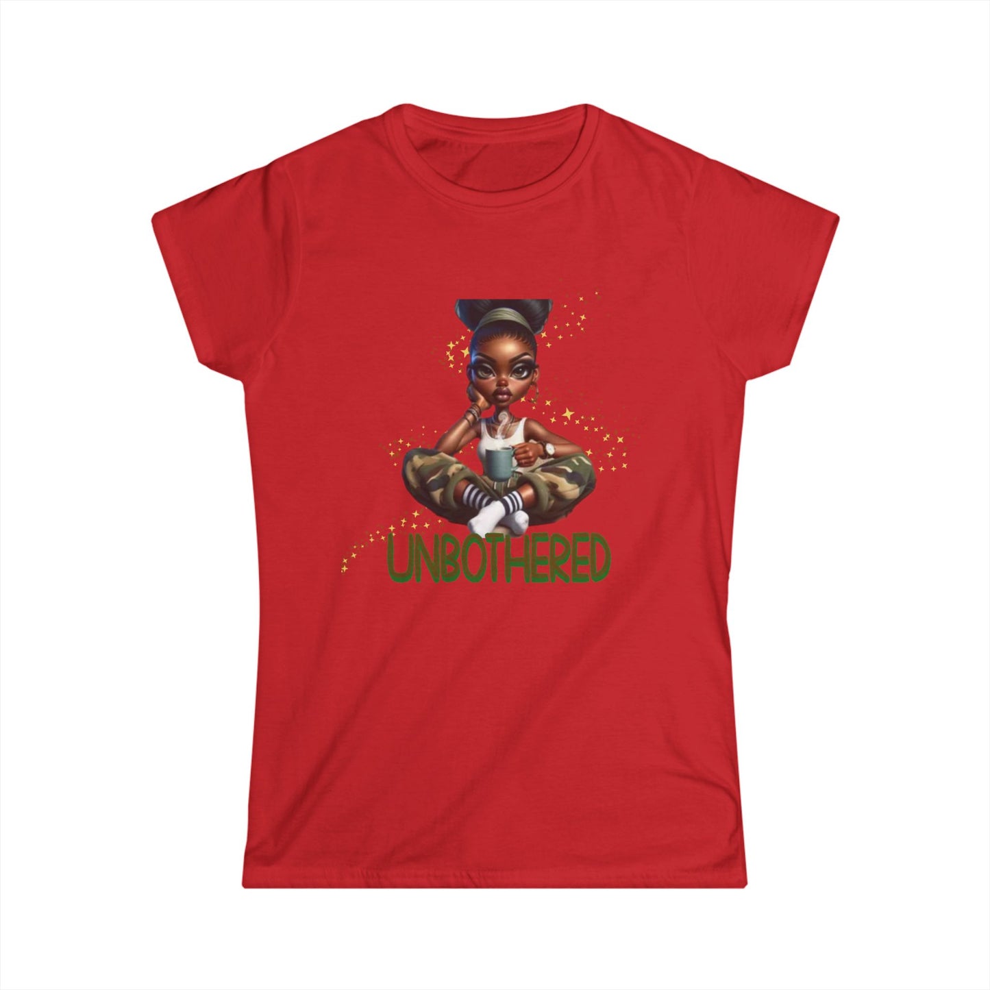Unbothered Serenity T-Shirts for Women, Black Woman Empowerment, 92% Black Women Shirts, Melanin Magic T-Shirts, Black Girl Magic Tees