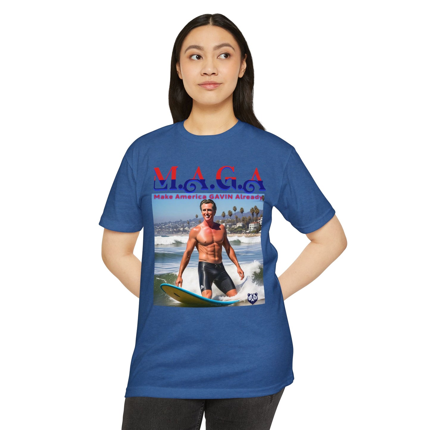 Make America Gavin Already T-shirt | Retro California Beach Vibe | Gavin Newsom T-shirt Apparel | Summer Style | California Pride Tees