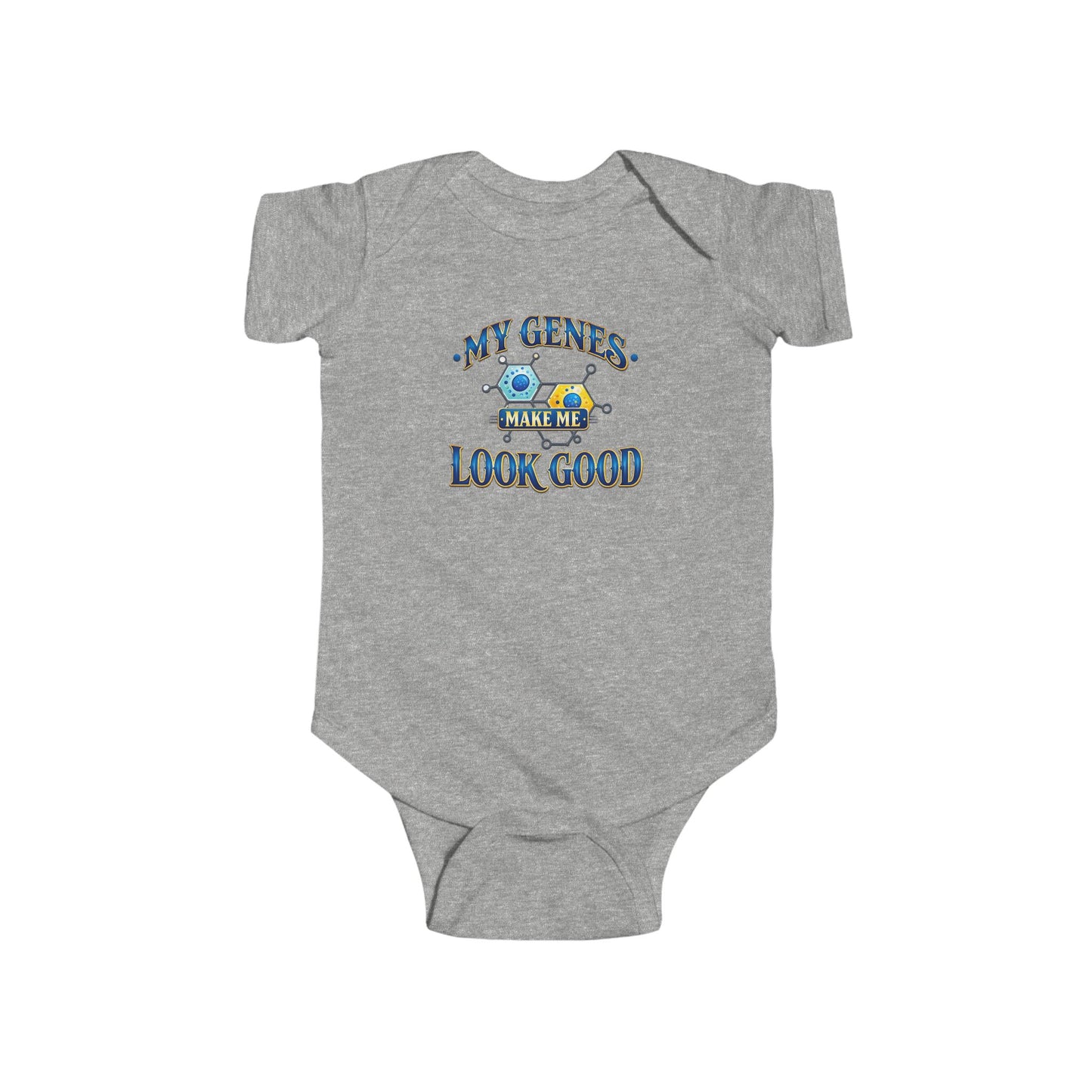 My Genes Make Me Look Good – Funny Baby Onesie for Boys & Girls (0–24 Months)
