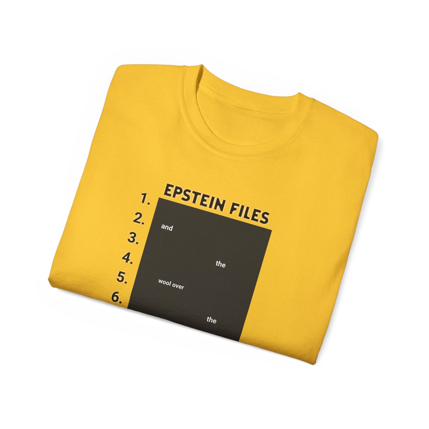 Epstein Files Graphic Tee — 'Donnie Boy Is Scared' Conspiracy Satire T-Shirt