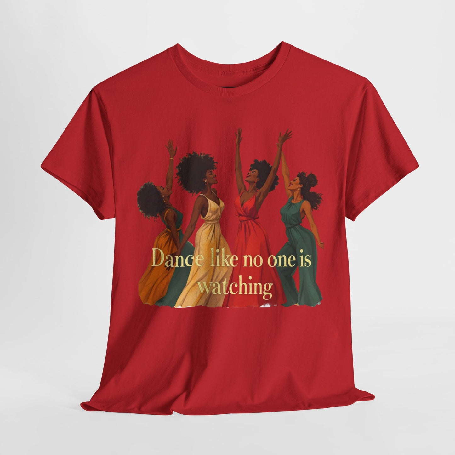 Dance Like No One Is Watching Tee, Unisex Heavy Cotton Tee, Motivational T-Shirt, Gift for Dancers, Casual Wear, Everyday Inspiration