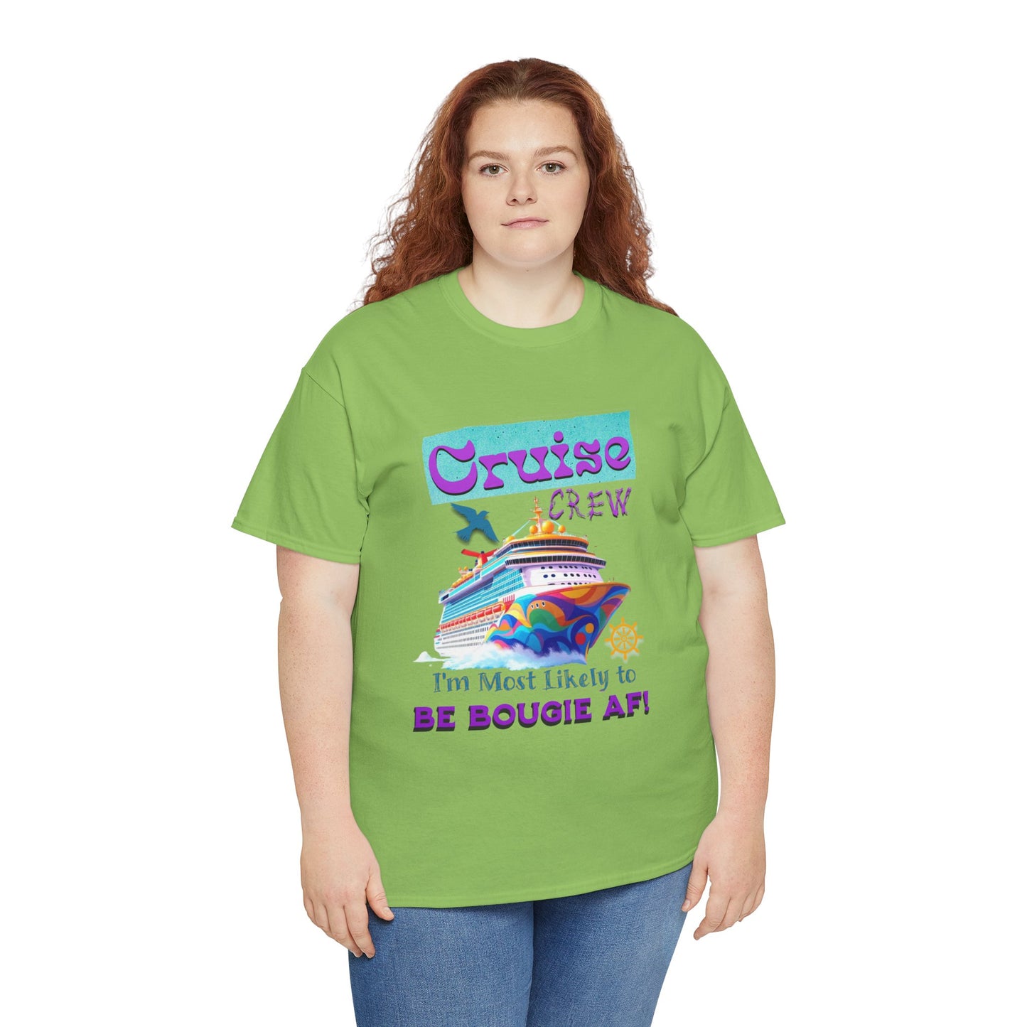 Cruise Crew Tee - I'm Most Likely to Be Bougie AF, Travel Shirt, Vacation Apparel, Cruise Outfits, Summer Fun Clothing for the Bougie Crew